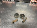 04-06 PONTIAC GTO RADIATOR RUBBER HOLD DOWN DONUTS WITH BRACKETS OEM #1438