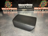 2015 CAMARO LEATHER CENTER CONSOLE LID W WHITE STITCH OEM #1539