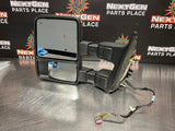 2014 FORD F350 LH DRIVER SIDE POWER FOLD TELESCOPIC HEATED MIRROR OEM #956