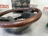 2011 FORD F250 KING RANCH LEATHER STEERING WHEEL OEM #505