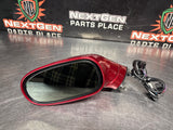 97 - 04 C5 CORVETTE LH DRIVER SIDE HEATED SPORT MIRROR MAGNETIC RED OEM #1368