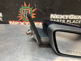 10-14 FORD MUSTANG GT RH PASSENGER SIDE VIEW MIRROR KONA BLUE OEM #1175