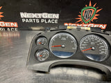2011 GMC SIERRA 2500 DIESEL INSTRUMENT CLUSTER W BEZEL OEM #1200