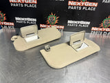 2009 FORD F350 SUN VISORS TAN OEM #985