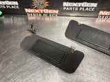 08-09 PONTIAC G8 SUN VISORS SET LH RH DRIVER PASSENGER OEM #1036