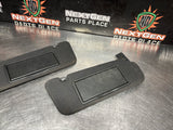 08-09 PONTIAC G8 SUN VISORS SET LH RH DRIVER PASSENGER OEM #1036