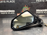 10-15 CAMARO SS LH DRIVER SIDE MIRROR BLCK OEM #1586