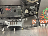 2009 FORD F250 HARLEY RADIO BEZEL CLIMATE CONTROL GLOSS BLK TRIM #830