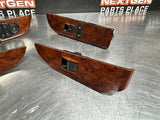 2013 GMC SIERRA 2500HD CREW CAB WOOD FRONT AND REAR POWER WINDOW SWITCHES #1031