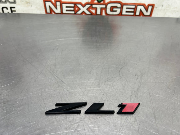 2014 CAMARO ZL1 AFTERMARKET METAL HOOD EMBLEM/ REAR BUMPER EMBLEM #697