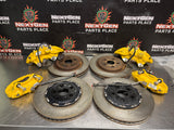 2012 CADILLAC CTS V FRONT 6 PISTON / REAR 4 PISTON BREMBO CALIPER SET OEM #1592
