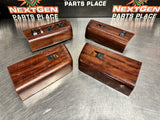 2008 FORD F250 LH & RH FRONT AND REAR DOOR WOODGRAIN WINDOW SWITCH SET OEM #1016