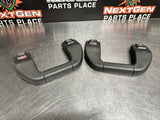 2009 FORD F350 RH/LH PILLAR GRAB ASSIST HANDLE SET BLK OEM #941