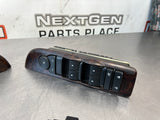 2012 GMC SIERRA DURAMAX 2500HD CREW CAB WOOD FRONT AND REAR POWER WINDOW SWITCHES OEM #534