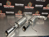 11-14  FORD MUSTANG GT ROUSH AXLE BACK ROUND TIPS EXHAUST OEM #847