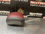 2024 FORD MUSTANG GT FRONT RH/LH HEADREST LEATHER W RED STITCH OEM #1226