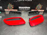 2006 PONTIAC GTO HOOD VENTS / SCOOPS RED OEM #1522