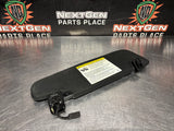 2017 FORD MUSTANG GT LH DRIVER SIDE SUN VISOR OEM #1127