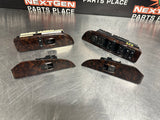 2011 GMC SIERRA CREW CAB WOOD LH RH RR LR POWER WINDOW SWITCHES OEM #889