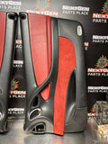 2005 PONTIAC GTO LH RH FRONT DOOR PANELS BLACK ALCANTARA AND LEATHER OEM #1191
