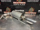 2016 FORD MUSTANG GT ROUSH AXLE BACK ROUND TIPS EXHAUST OEM #1536