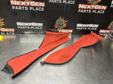 04-06 PONTIAC GTO CENTER CONSOLE TRIM PANELS RED OEM #1191