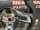 2019 FORD MUSTANG GT CARBON FIBER STEERING WHEEL WITH OEM PADDLES #1643