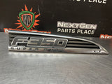 2015 FORD F350 DIESEL LH RH DRIVER PASSENGER SIDE FENDER EMBLEMS OEM #979