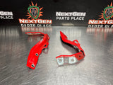 08-09 PONTIAC G8 HOOD HINGES LH/RH RED 92160231 92160230 OEM #948