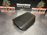 2010 CAMARO LEATHER CENTER CONSOLE LID W ORANGE STITCH OEM #3910