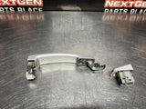 2011 CAMARO SS LEFT FRONT DRIVER EXTERIOR DOOR HANDLE SILVER OEM #982