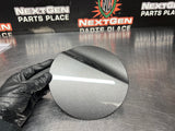 2015 FORD MUSTANG GT FUEL DOOR GAS LID TANK COVER MAGNETIC GRAY METALLIC OEM 950