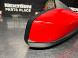 2014 FORD MUSTANG GT RH PASSENGER SIDE VIEW MIRROR RED OEM #1225