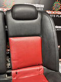 08-09 PONTIAC G8 REAR RED/BLACK LEATHER SEATS OEM #1590