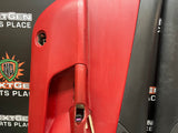 05-13 C6 CORVETTE OEM USED BLACK AND RED DOOR PANELS WITH MEMORY OEM #1080
