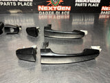 08-09 PONTIAC G8 LH RH SIDE EXTERIOR DOOR HANDLES FRONT & REAR BLCK OEM #1178