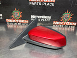 2011 FORD MUSTANG GT LH DRIVER SIDE VIEW MIRROR BURGUNDY OEM #1231