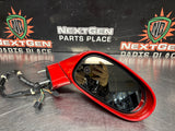 2007 C6 CORVETTE PASSENGER RH SIDE MIRROR VICTORY RED OEM #1255