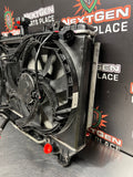 2010 CAMARO SS RADIATOR CONDENSER FAN ASSEMBLY MANUAL TRANSMISSION OEM #999
