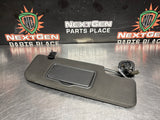 2013 FORD MUSTANG GT RH PASSENGER SUN VISOR OEM #1160