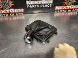 2004 PONTIAC GTO 6 SPEED MANUAL SHIFTER KNOB W BOOT AND TRIM RED STITCH OEM #1438