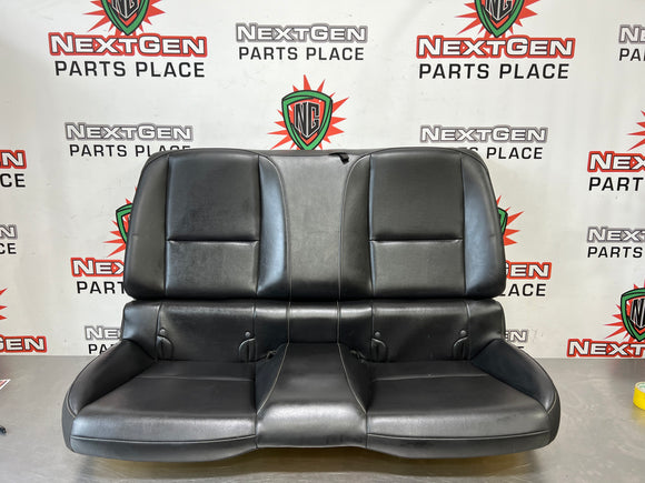 2010-2014 CAMARO SS COUPE REAR BACK SEATS BLACK LEATHER OEM #535