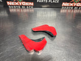 04-06 PONTIAC GTO TORRID RED ROCKER PANEL END CAP PAIR OEM #1027