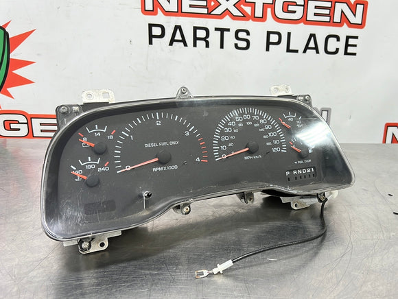 2002 DODGE RAM 2500  SPEEDOMETER INSTRUMENT CLUSTER 5.9L CUMMINS #355