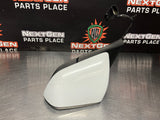 2015 FORD MUSTANG GT LH DRIVER SIDE VIEW MIRROR WHITE OEM #824