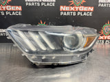 2016 FORD MUSTANG GT LH DRIVER SIDE XENON HEADLIGHT OEM #815
