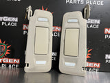 2014 CHEVY SILVERADO 2500HD TAN SUN VISORS OEM #758