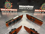 2011 CHEVY SILVERADO 2500HD CREW CAB WOOD POWER WINDOW SWITCHES OEM #1304