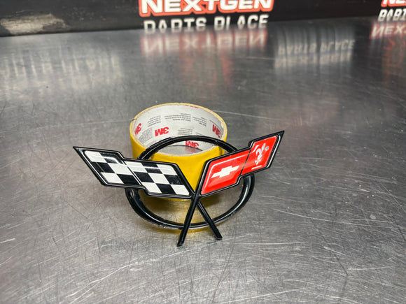 97-04 C5 CORVETTE FRONT BUMPER EMBLEM OEM #1150