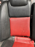 08-09 PONTIAC G8 REAR RED/BLACK LEATHER SEATS OEM #1590
